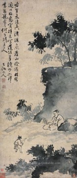 徐渭 Xu Wei Werke - Wang xizhi fangen die Gans alte China Tinte